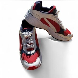 PUMA Cell Viper Men’s Sneakers White Red Blue Size 10.5 Running Shoes Retro